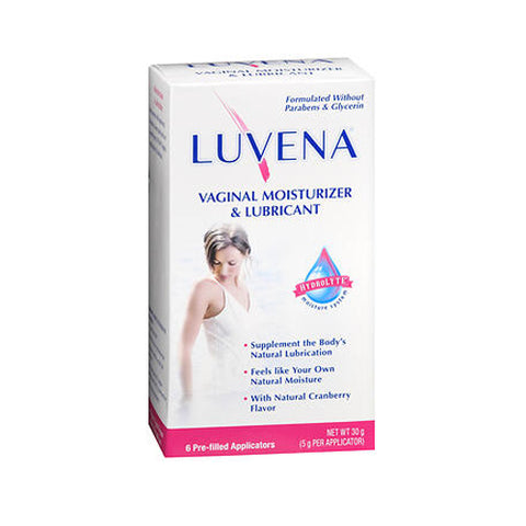Luvena, Vaginal Moisturizer & Lubricant Pre-Filled Applicators, 6 Count Luvena