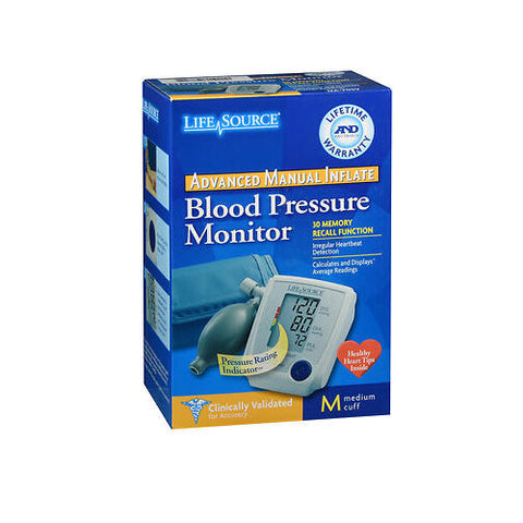A & D, Manual Inflate Blood Pressure Digital Monitor Ua 705V, 1 Count A & D