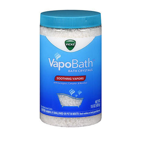 Vicks, Vapobath Bath Crystals Non-Medicated Salts, 15 Oz Vicks