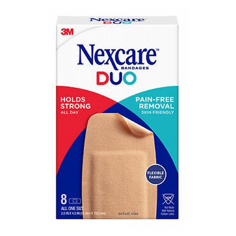 Nexcare, Duo Bandages All One Size, 8 Count Nexcare