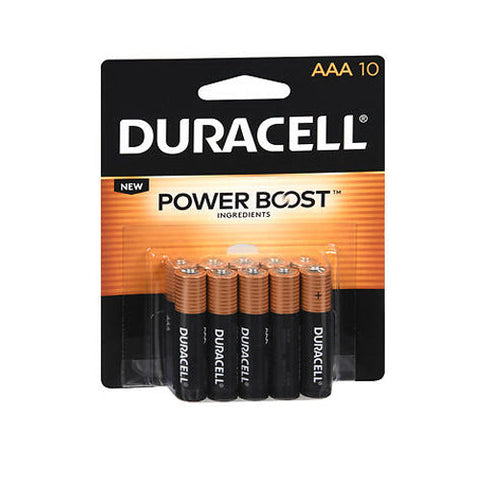 Duracell, Power Boost Alkaline Batteries Aaa, 10 Count Duracell