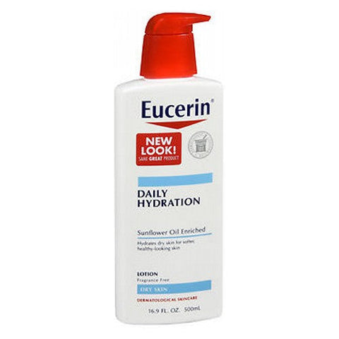 Eucerin, Daily Hydration Lotion Fragrance Free, 16.9 Oz Eucerin
