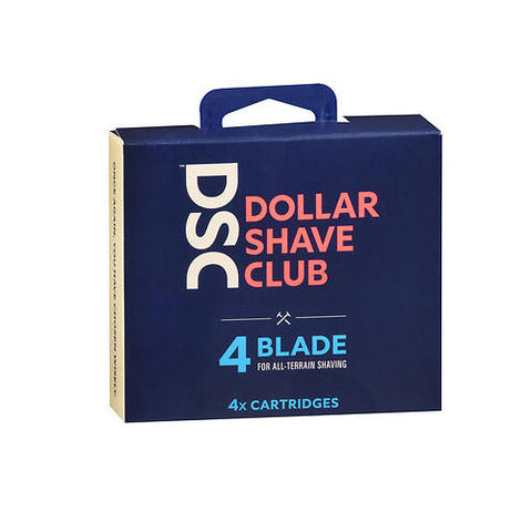 Dollar Shave Club, 4 Blade Cartridges, 4 Count Dollar Shave Club