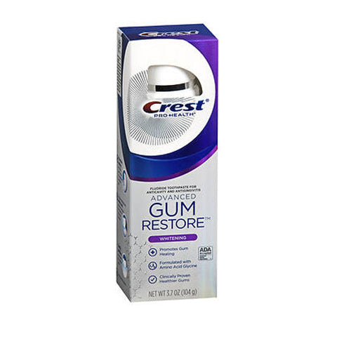 Crest, Pro-Health Gum Restore Whitening Fluoride Toothpaste, 3.7 Oz Crest