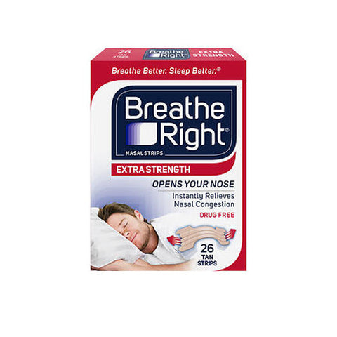 Breathe Right, Right Extra Strength 26 Tan Strips, 26 Count Breathe Right