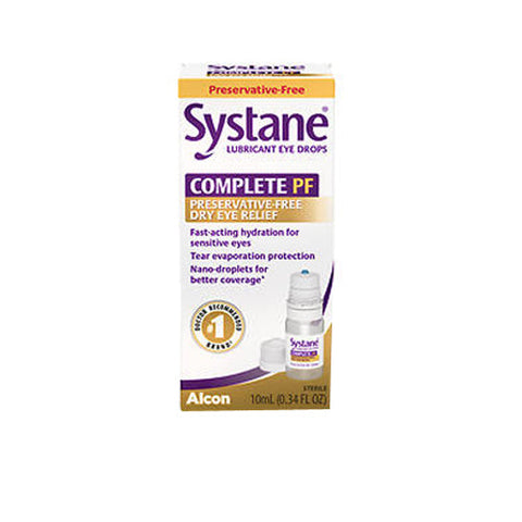 Systane, Complete PF Lubricant Eye Drops, 10 Ml Systane