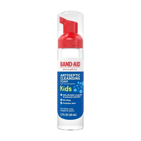 Band-Aid, Kids Antiseptic Cleansing Foam, 2.3 Oz Band-Aid