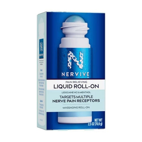 Pain Relieving Liquid Roll-On 2.5 Oz by Nervive