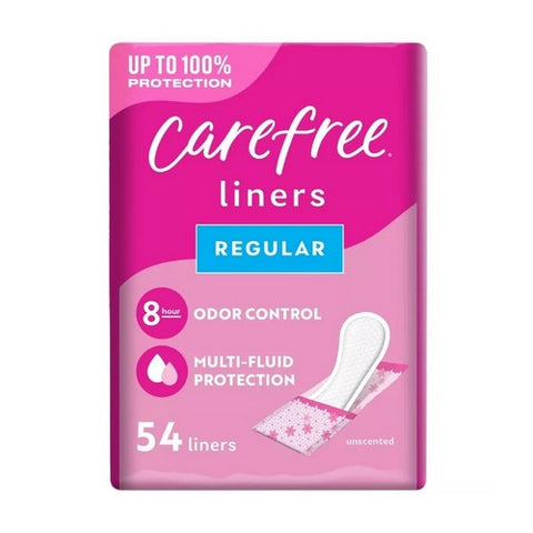 Carefree, Liners Regular Unscented, 54 Count Carefree