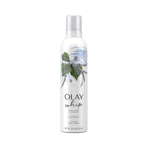 Olay, Foaming Whip Body Wash Birch Water And Lavender, 10.3 Oz Olay