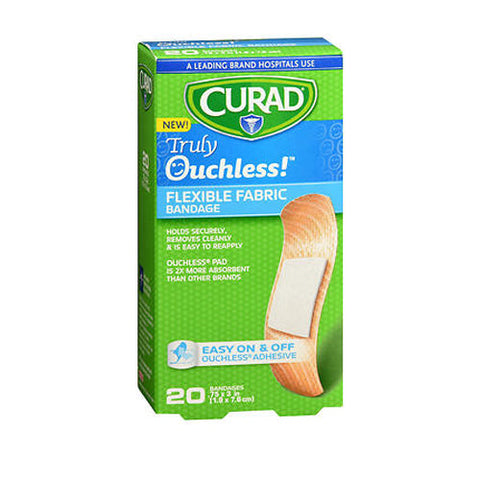 Curad, Truly Ouchless Silicone Strip Bandages, 20 Count Curad
