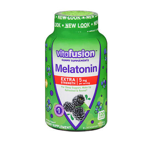 Vitafusion, Natural Melatonin Extra Strength, 5 mg, 120 Gummies Vitafusion