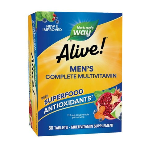Alive! Men’s Complete Multivitamin 50 Tabs by Nature's Way
