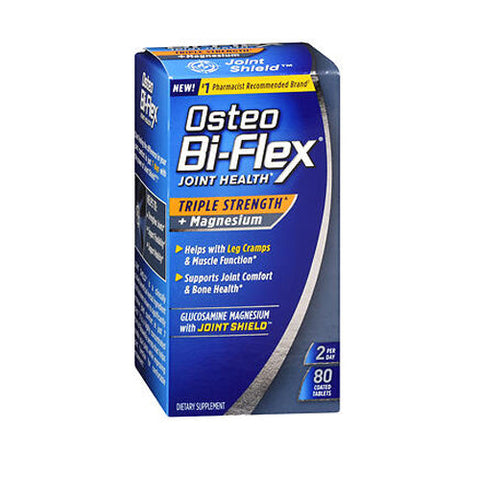 Nature's Bounty, Osteo Bi-Flex Joint Health Triple Strength + Magnesium Coated, 80 Tabs Nature's Bounty