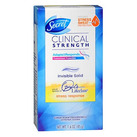 Crest, Secret Strength Antiperspirant Invisible Solid Stress Response, 1.6 Oz Secret