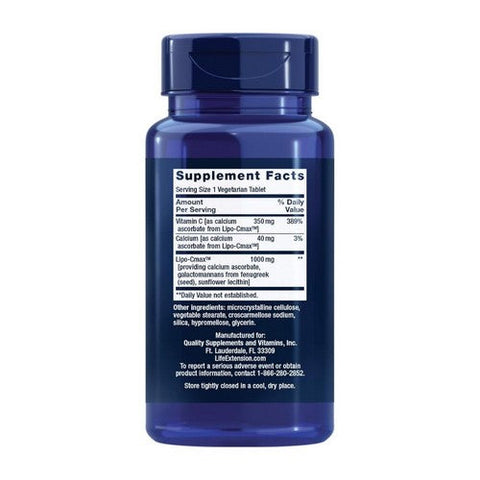 Life Extension, Vitamin C 24-Hour Liposomal Hydrogel Formula, 60 Tabs Life Extension