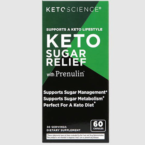 Keto Science, Keto Sugar Relief, 60 Caps Keto Science