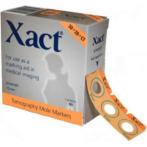 Xact, Mammography Tomosynthesis Mole Marker Xact 15 mm Circle, Box Of 80 Xact