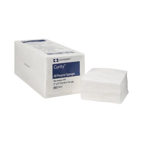 Cardinal, Curity NonSterile Nonwoven Sponge 3 x 3 Inch, Count of 200 Cardinal