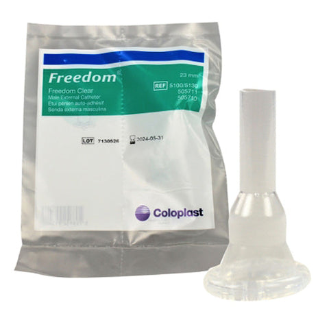 Coloplast, Freedom Clear Male External Catheter Small Seal, Box Of 100 Coloplast