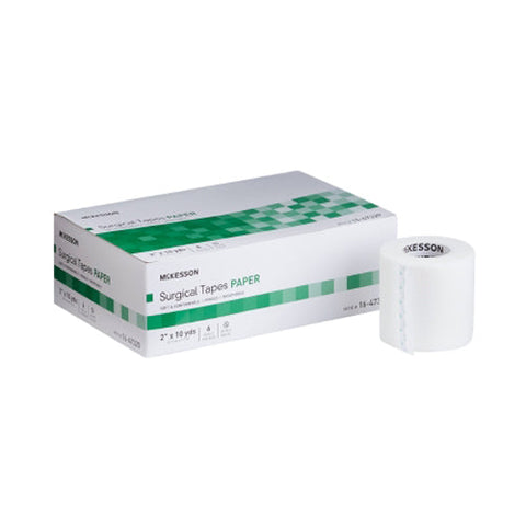 McKesson, Paper Medical Tape 2 Inch x 10 Yard White, 1 Roll McKesson