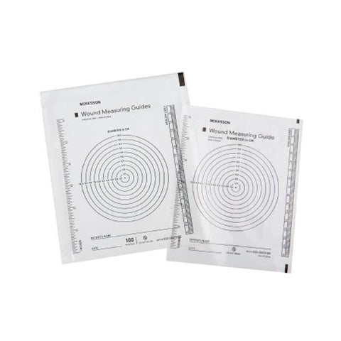 McKesson, Nonsterile Plastic Wound Measuring Guide 5 x 7 Inch, Box Of 100 McKesson