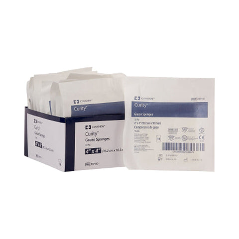Cardinal, Curity Sterile USP Type VII Gauze Sponge 4 x 4 Inch, 1 Pack Cardinal
