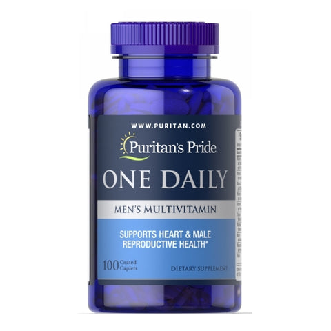 One Daily Men's Multivitamin 100 Caplets by Puritan's Pride