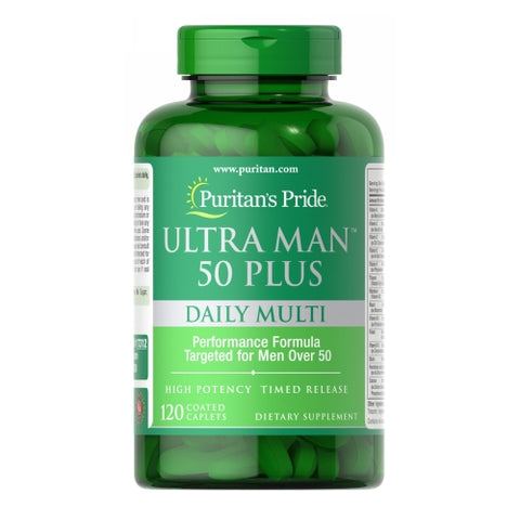 Ultra Man 50 Plus 120 Caplets by Puritan's Pride