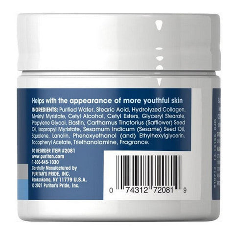 Puritan's Pride, Elastin Firming CrÃ¨me, 4 Oz Puritan's Pride