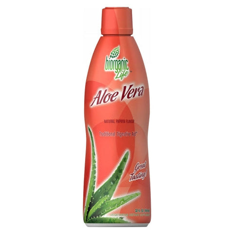 Puritan's Pride, Aloe Vera Drink Natural Papaya Flavor, 32 oz Puritan's Pride