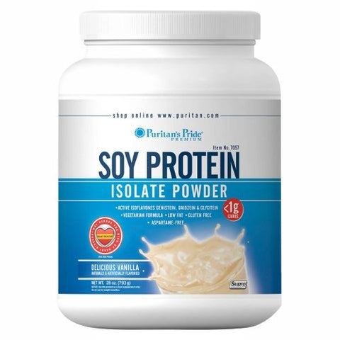Puritan's Pride, Soy Protein Isolate Powder Vanilla, 28 Oz Puritan's Pride