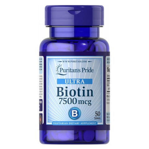 Puritan's Pride, Biotin, 7500 mcg, 50 Tablets Puritan's Pride