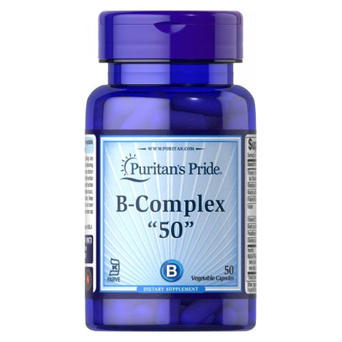 Puritan's Pride, Vitamin B-50 Complex 50 mg, 50 Capsules Puritan's Pride