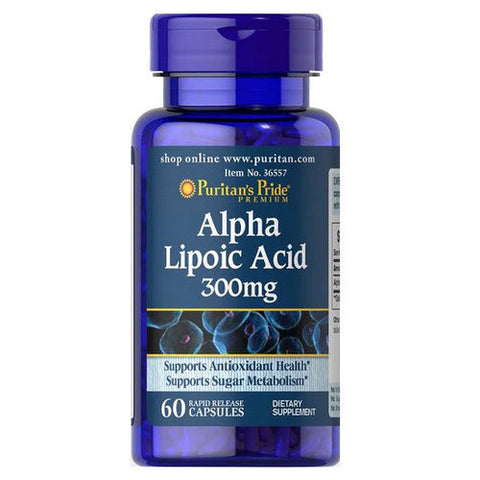 Puritan's Pride, Alpha Lipoic Acid, 300 mg, 60 Capsules Puritan's Pride