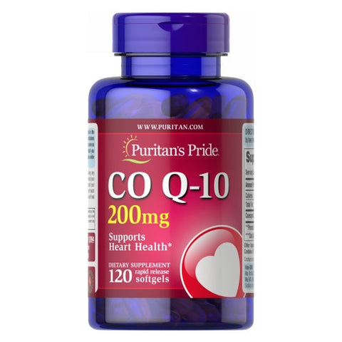 Puritan's Pride, CoQ-10, 200 mg, 120 Rapid Release Softgels Puritan's Pride