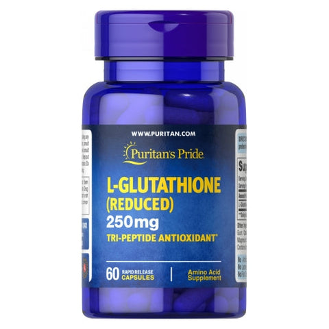 Puritan's Pride, L-Glutathione, 250 mg, 60 Capsules Puritan's Pride