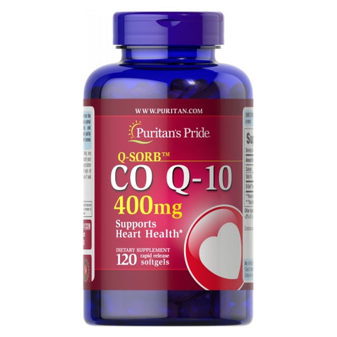 Puritan's Pride, CoQ-10, 400 mg, 120 Softgels Puritan's Pride