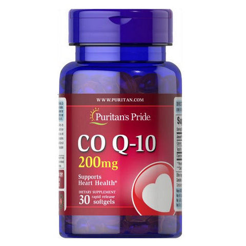 Puritan's Pride, CoQ-10, 200 mg, 30 Rapid Release Softgels Puritan's Pride