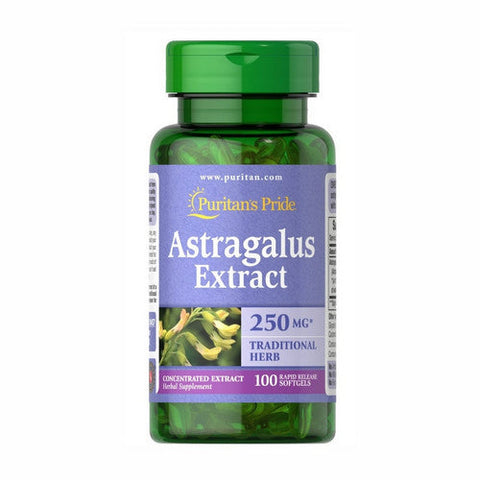 Puritan's Pride, Astragalus Extract, 250 Mg, 100 Softgels Puritan's Pride