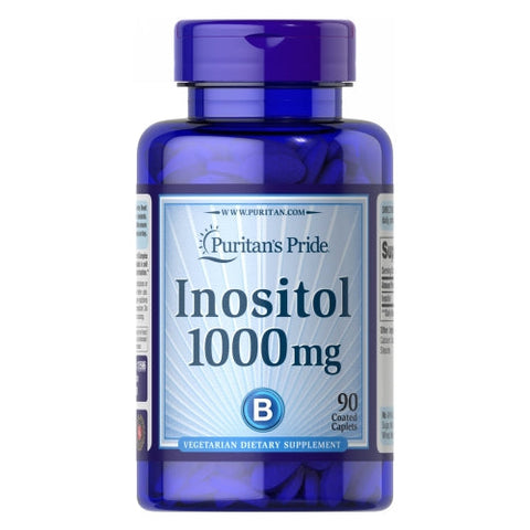 Puritan's Pride, Inositol, 1000 mg, 90 Caplets Puritan's Pride