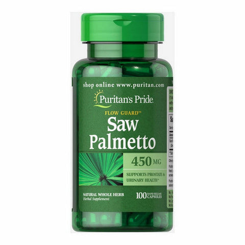 Puritan's Pride, Saw Palmetto, 450 mg, 100 Capsules Puritan's Pride