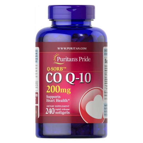 Puritan's Pride, CoQ-10, 200 mg, 240 Rapid Release Softgels Puritan's Pride