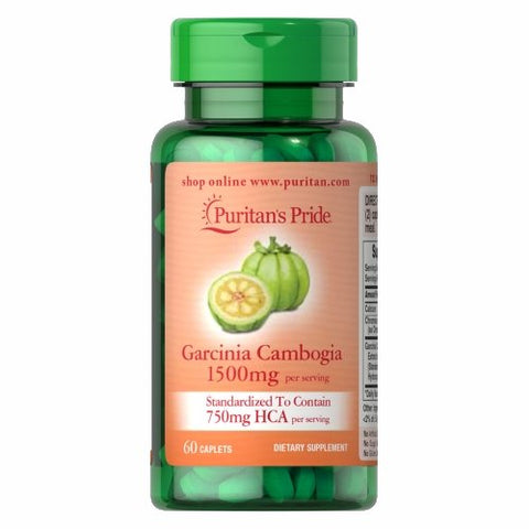 Puritan's Pride, Garcinia Cambogia, 750 mg, 60 Caplets Puritan's Pride