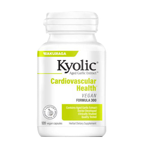 Kyolic, Aged Garlic Extract Cardiovascular Health Formula 300, 120 Caps Kyolic