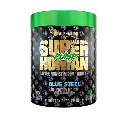 Alpha Lion, Superhuman Pump, Blue Steel Blueberry Mojito 42 Each Alpha Lion