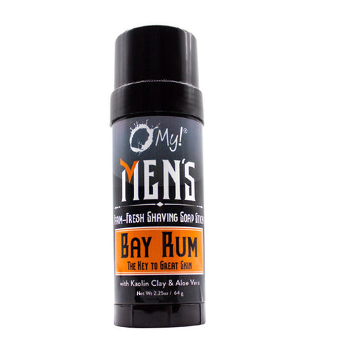 O MY!, Bay Rum Shave Soap Stick, 2.5 Oz O MY!