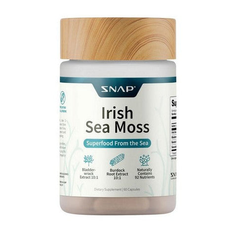 Snap Supplements, Irish Sea Moss, 60 Caps Snap Supplements