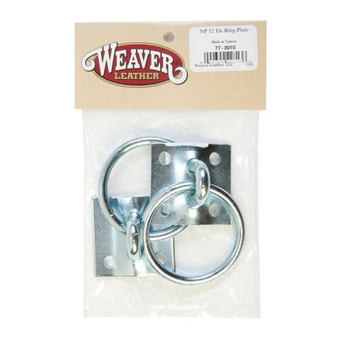 No. 52 Tie Ring Plates 1 Count by Weaver Leather