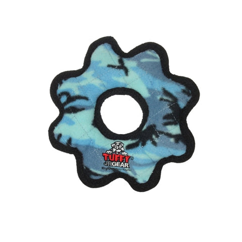 Tuffy Jr Gear Ring Camo Blue 1 Each by Tuffy